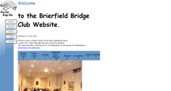 Desktop Screenshot of brierfieldbridgeclub.org.uk