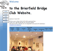 Tablet Screenshot of brierfieldbridgeclub.org.uk